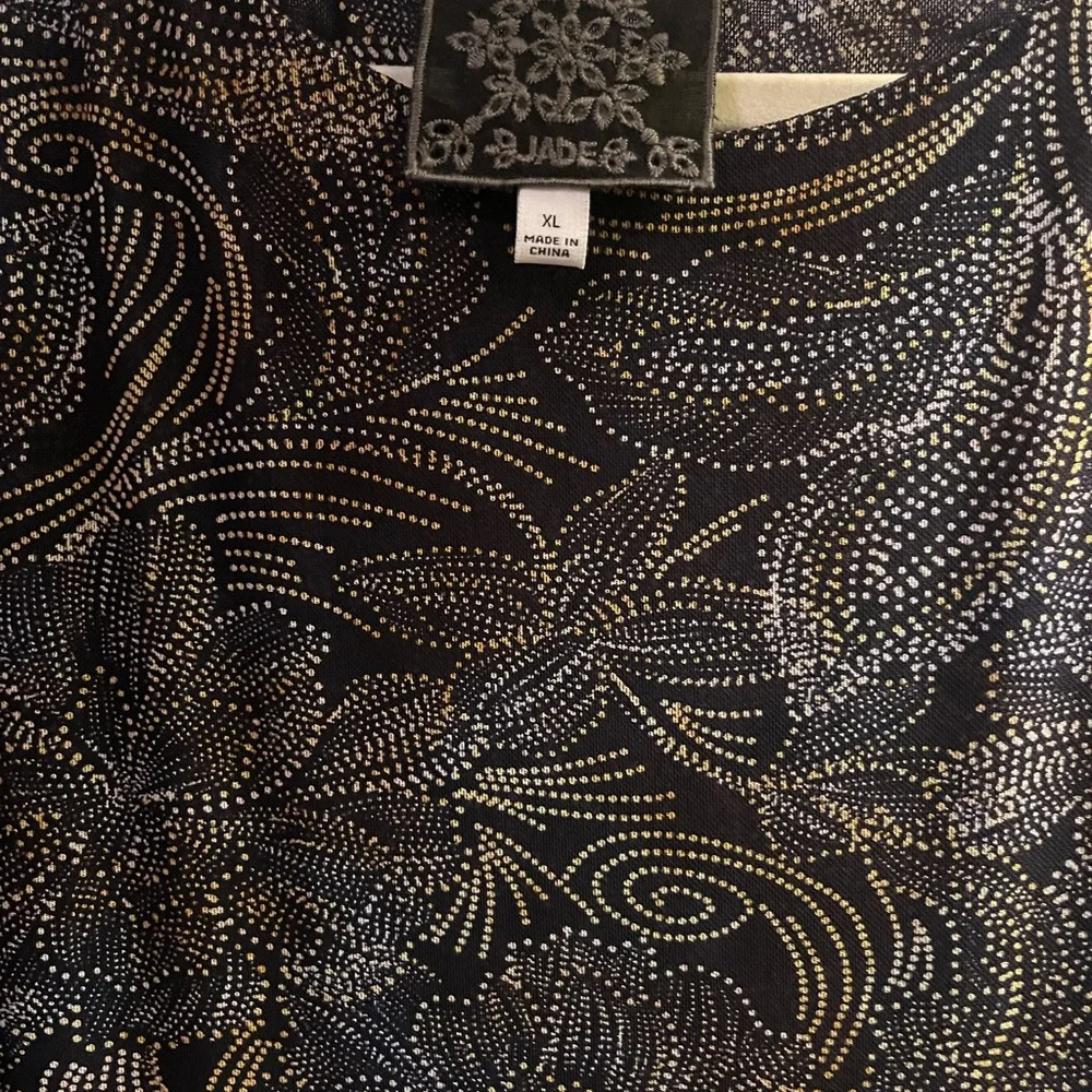 Johnny Was Dajiki Mesh Midi Dress Floral Lightweight Size XL - Picture 3 of 3